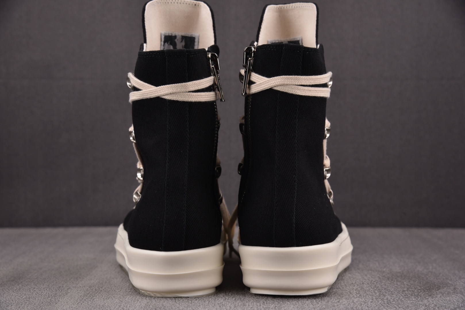  Rick Owens Drkshdw 黑布米白黑 尺码：36 37 38 39 40 41 42 43