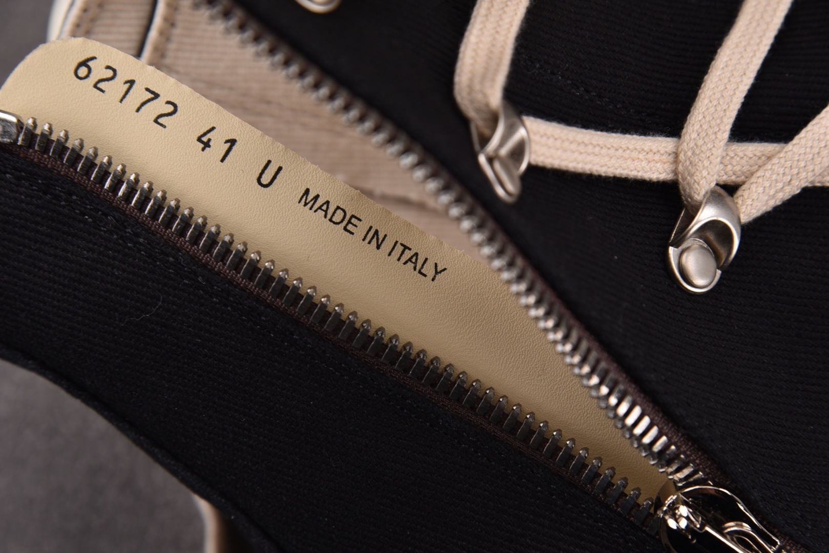  Rick Owens Drkshdw 黑布米白黑 尺码：36 37 38 39 40 41 42 43