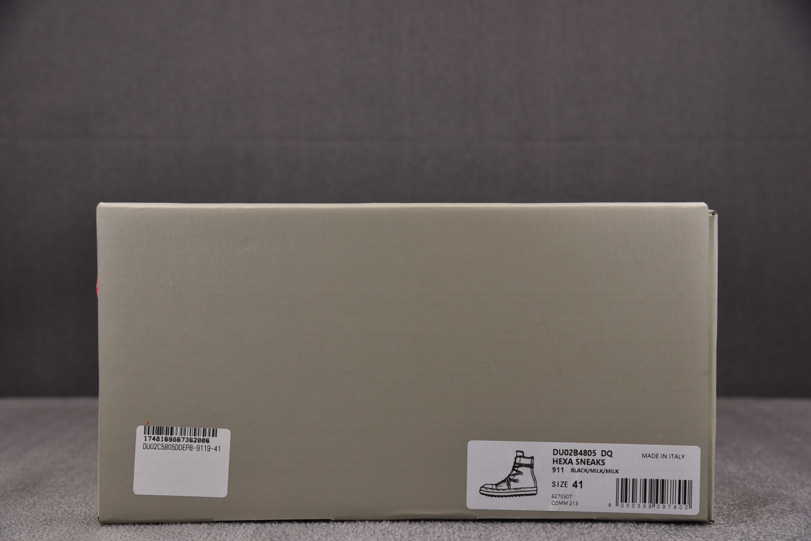  Rick Owens Drkshdw 黑布米白黑 尺码：36 37 38 39 40 41 42 43