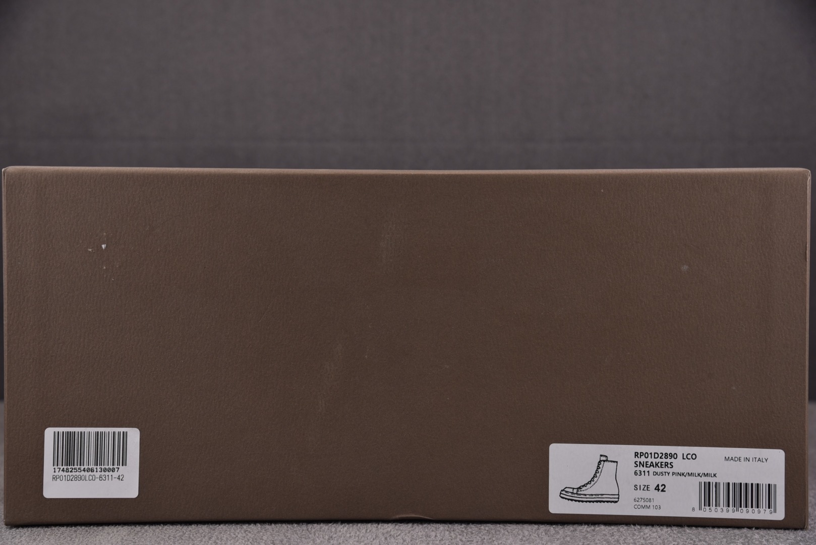  Rick Owens Drkshdw 皮革 米白粉 尺码 36 37 38 39 40 41 42 4