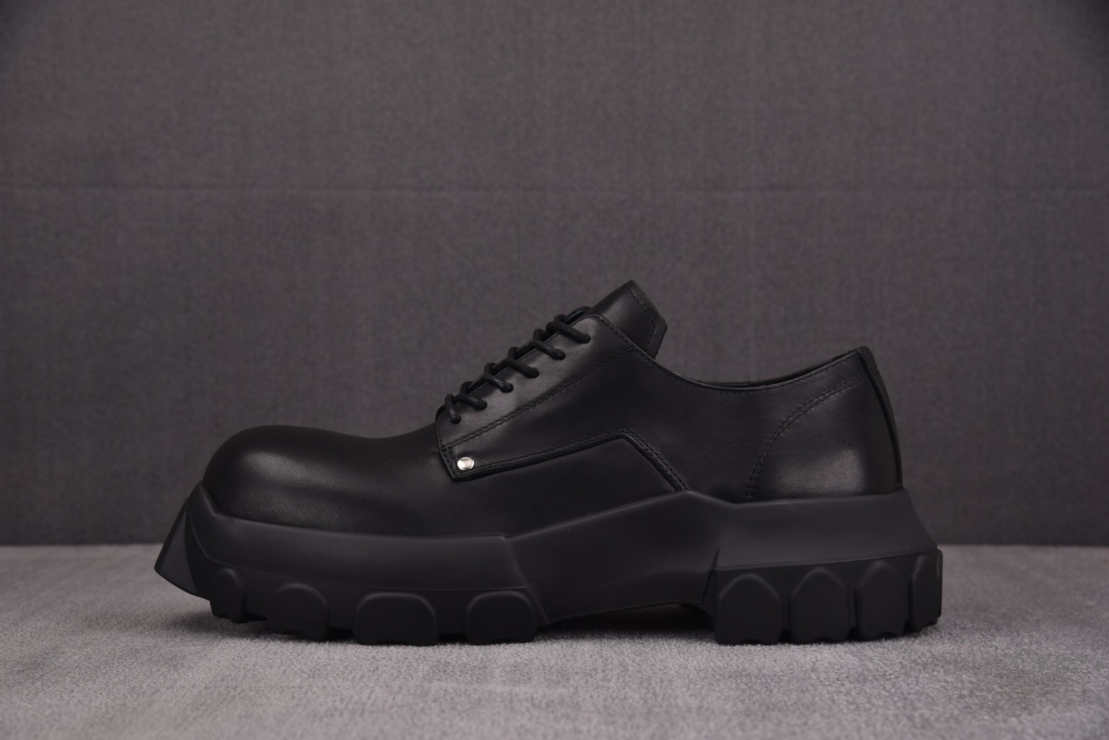  RICK OWENS Bozo Tractor Lace up Black 黑色 尺码：39 40 4