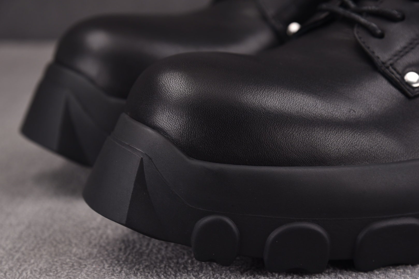  RICK OWENS Bozo Tractor Lace up Black 黑色 尺码：39 40 4