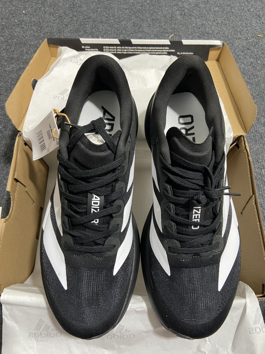 HD 本地
平台订单 adidas Adizero Evo SL 黑白

货号：J
尺码：36 36.5