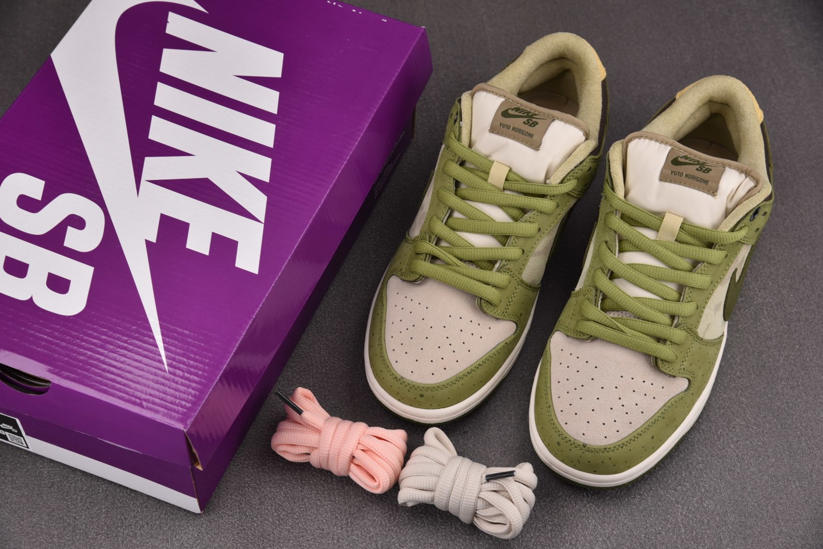  Yuto Horigome × NK SB Dunk Low Pro QS Matcha 抹茶 HF8