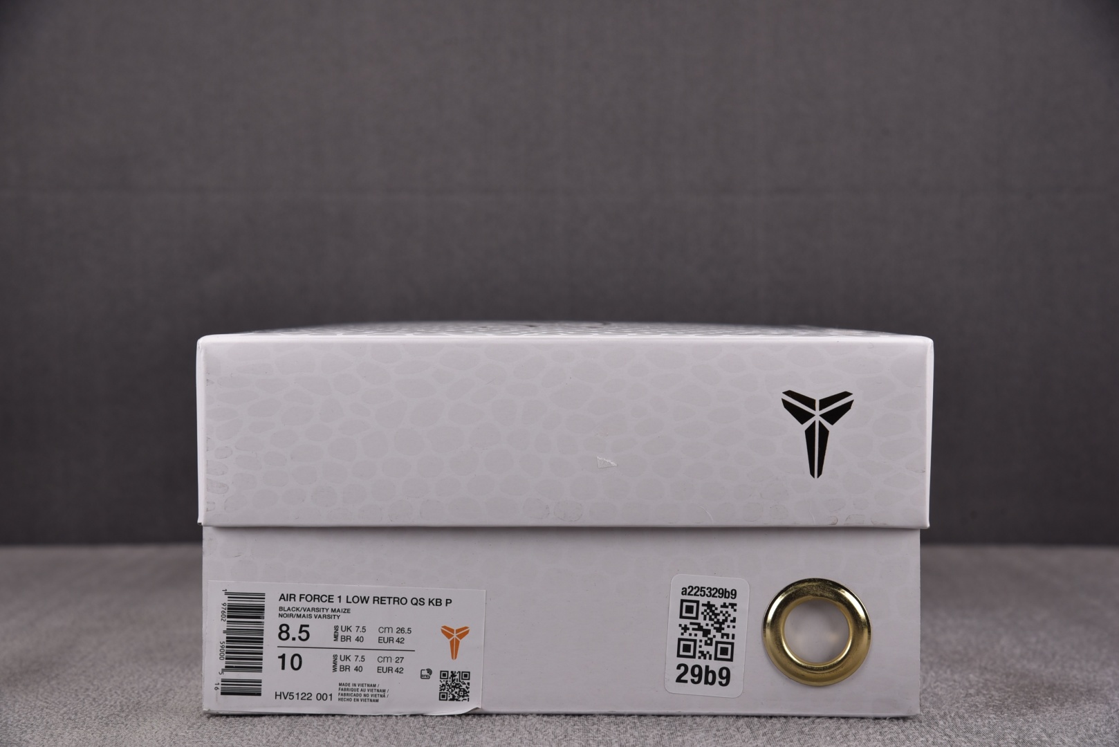  NK Air Force 1 Low Kobe Bryant Lakers Away (Numbere