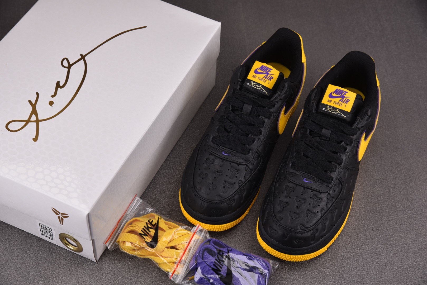  NK Air Force 1 Low Kobe Bryant Lakers Away (Numbere