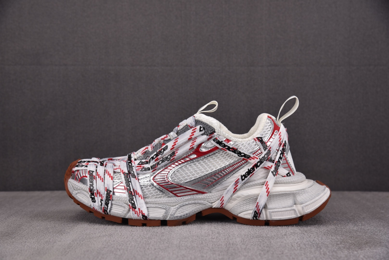  Balenciaga 3XL Extreme Lace White Red 3XL绑带 白红 尺寸 3