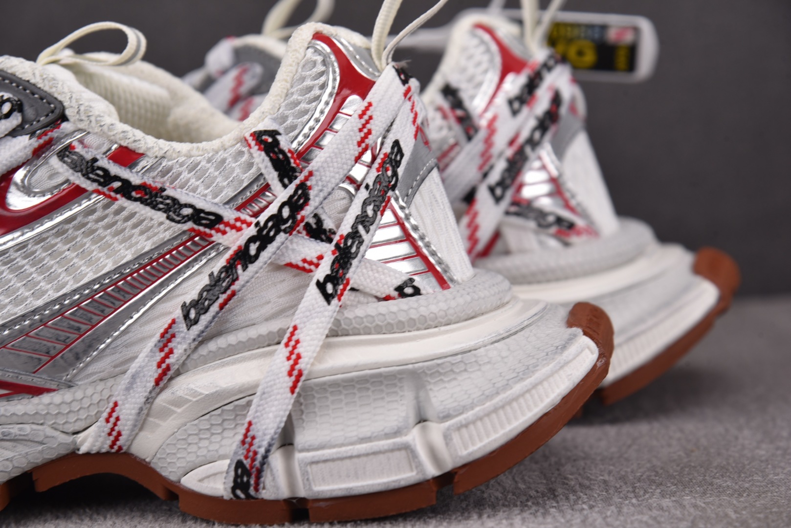  Balenciaga 3XL Extreme Lace White Red 3XL绑带 白红 尺寸 3