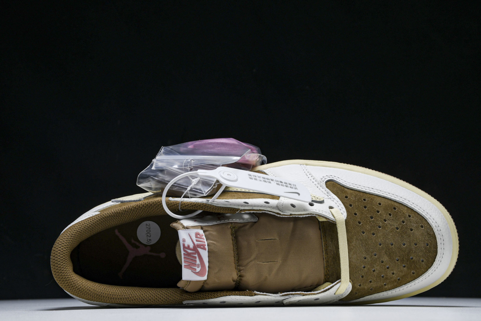  Travis Scott x Air Jordan 1 Low OG AJ1 乔1倒勾低帮 DM786