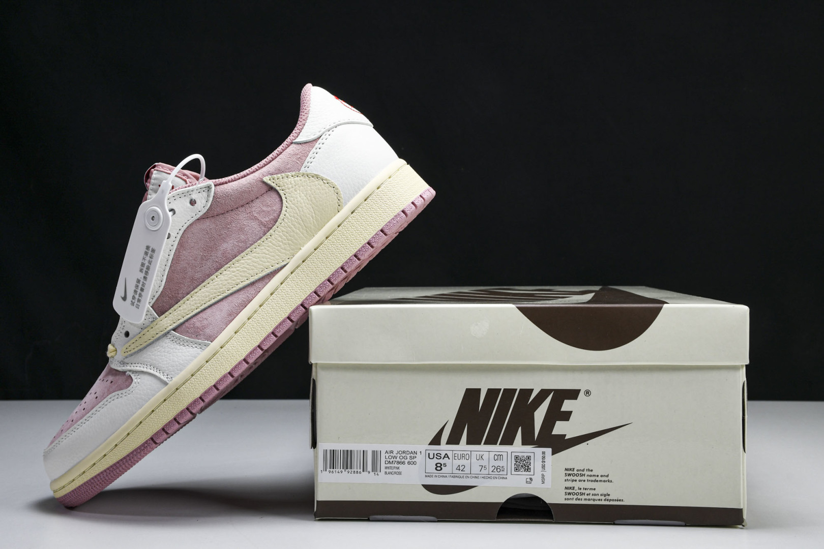  Travis Scott x Air Jordan 1 Low OG AJ1 乔1倒勾低帮 DM786