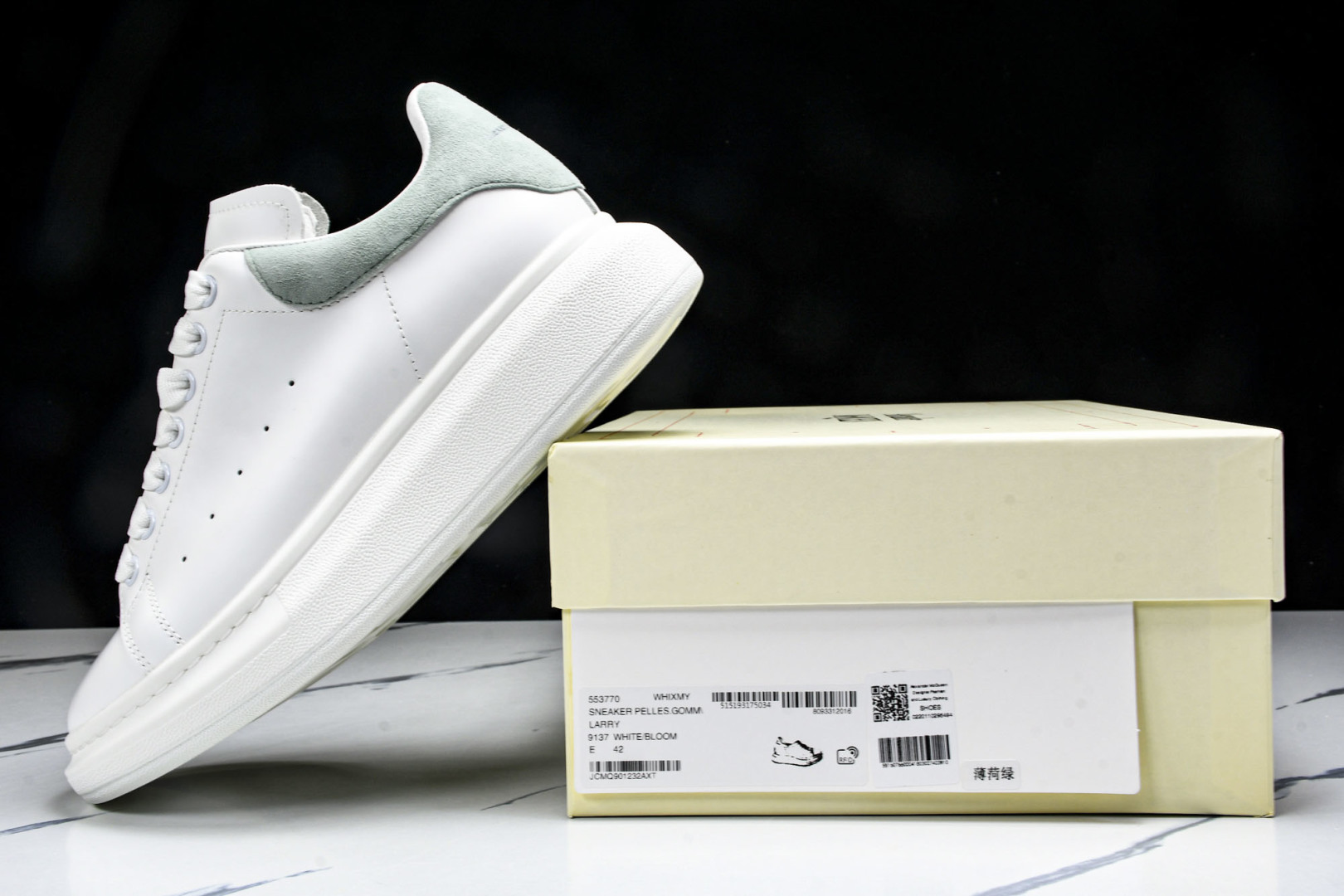 GD纯原Alexander McQueen 麦昆小白鞋1 尺寸 35 36 37 38 39 40 4