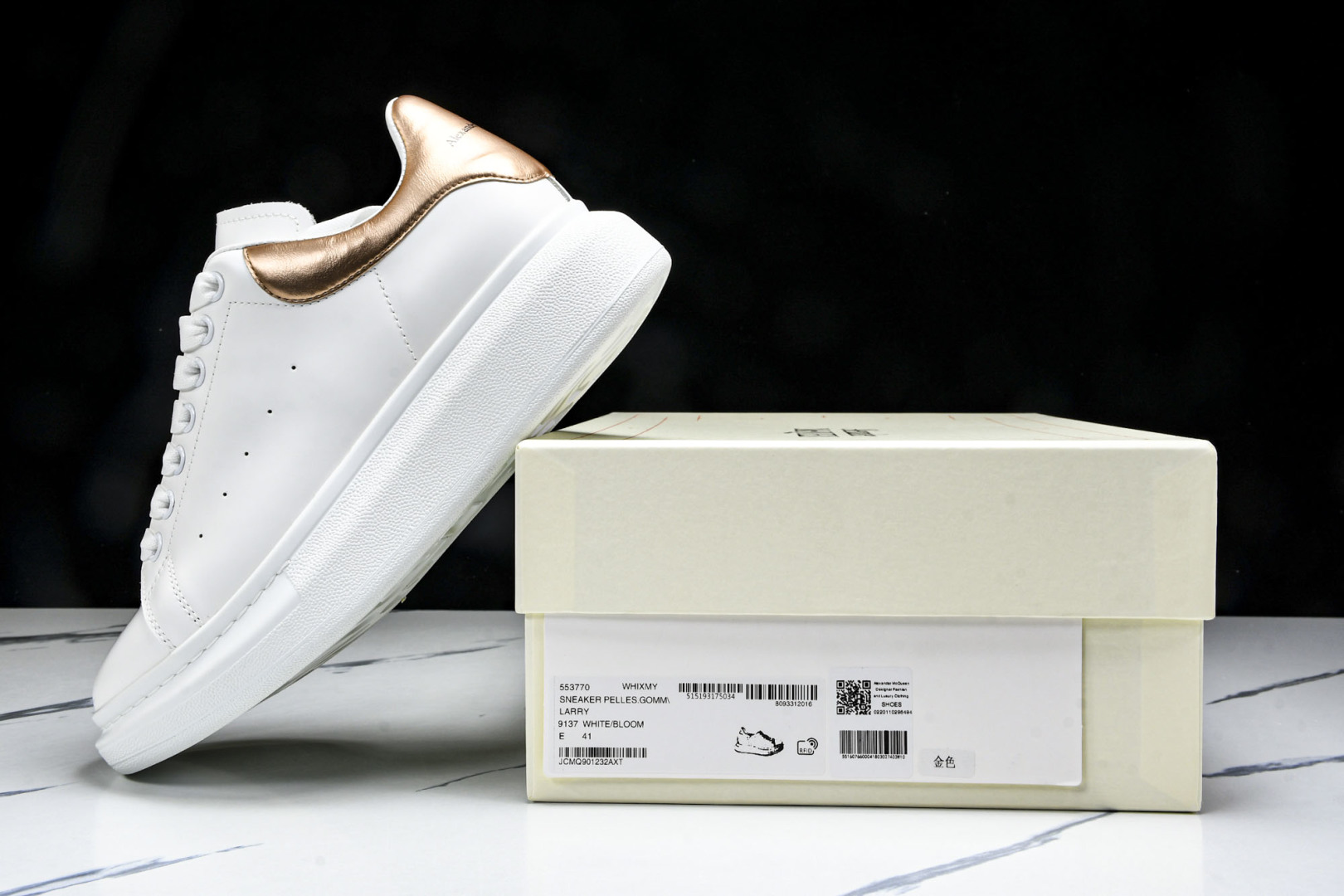  GD纯原Alexander McQueen 麦昆小白鞋5 尺寸 35 36 37 38 39 40 4