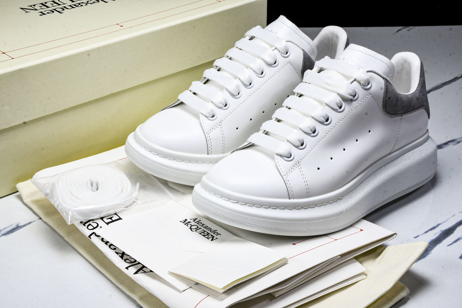  GD纯原Alexander McQueen 麦昆小白鞋6 尺寸 35 36 37 38 39 40 4