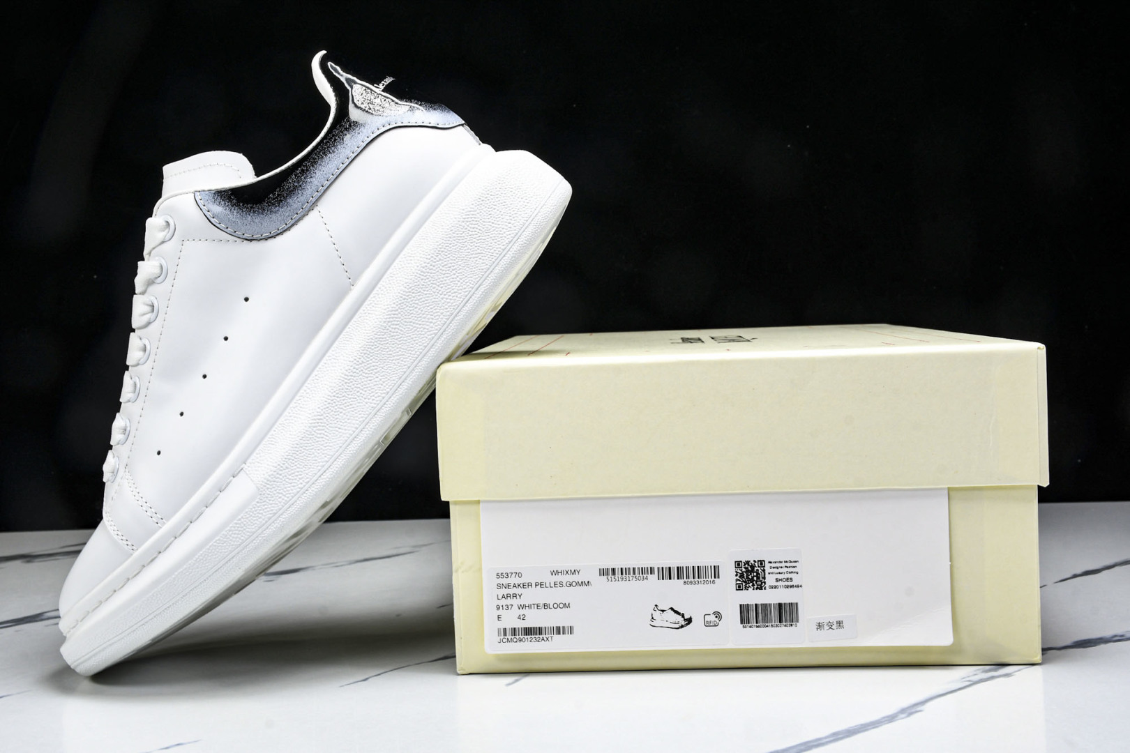  GD纯原Alexander McQueen 麦昆小白鞋8 尺寸 35 36 37 38 39 40 4