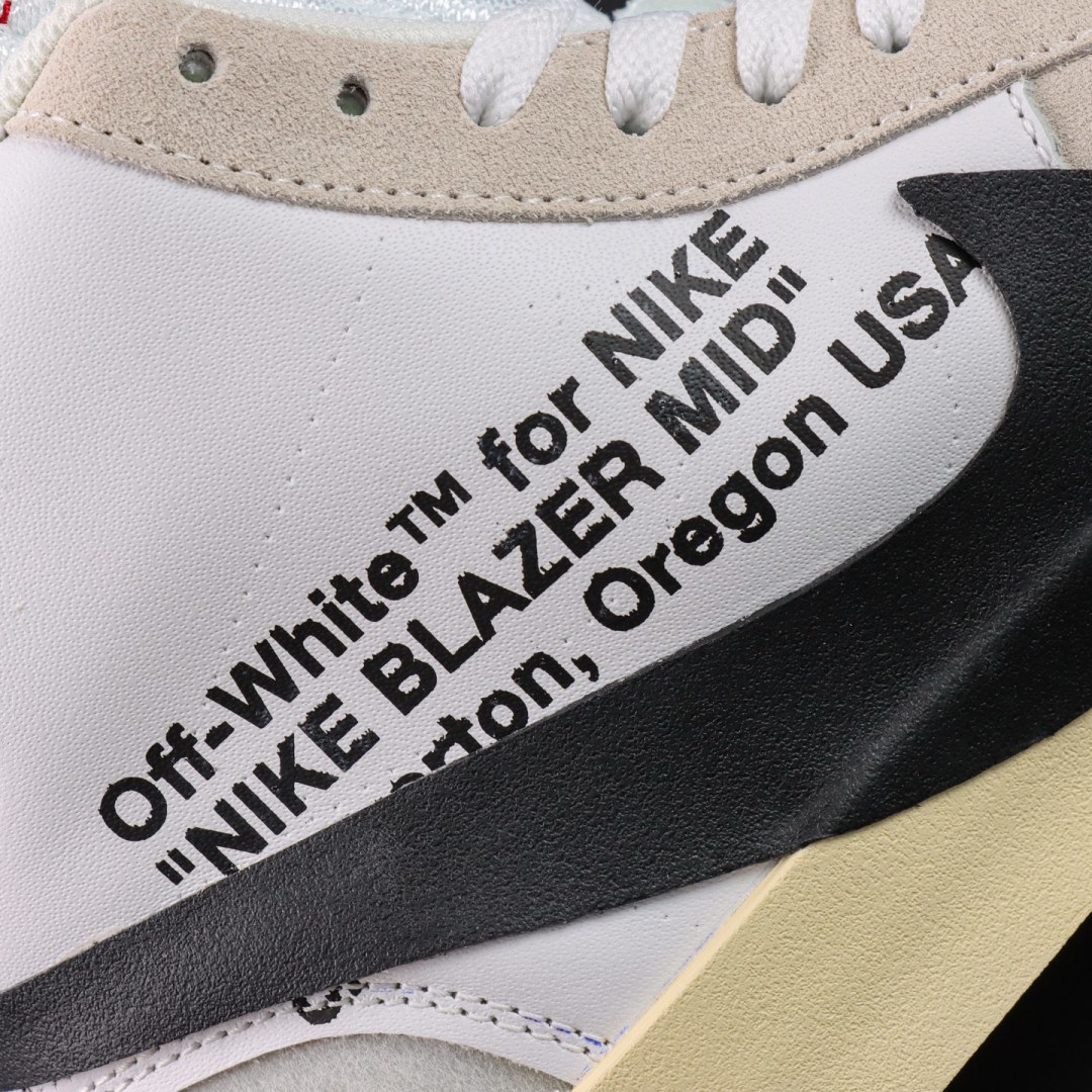  Off-White x NK Blazer Mid “The Ten” 米白色 AA3832-100
