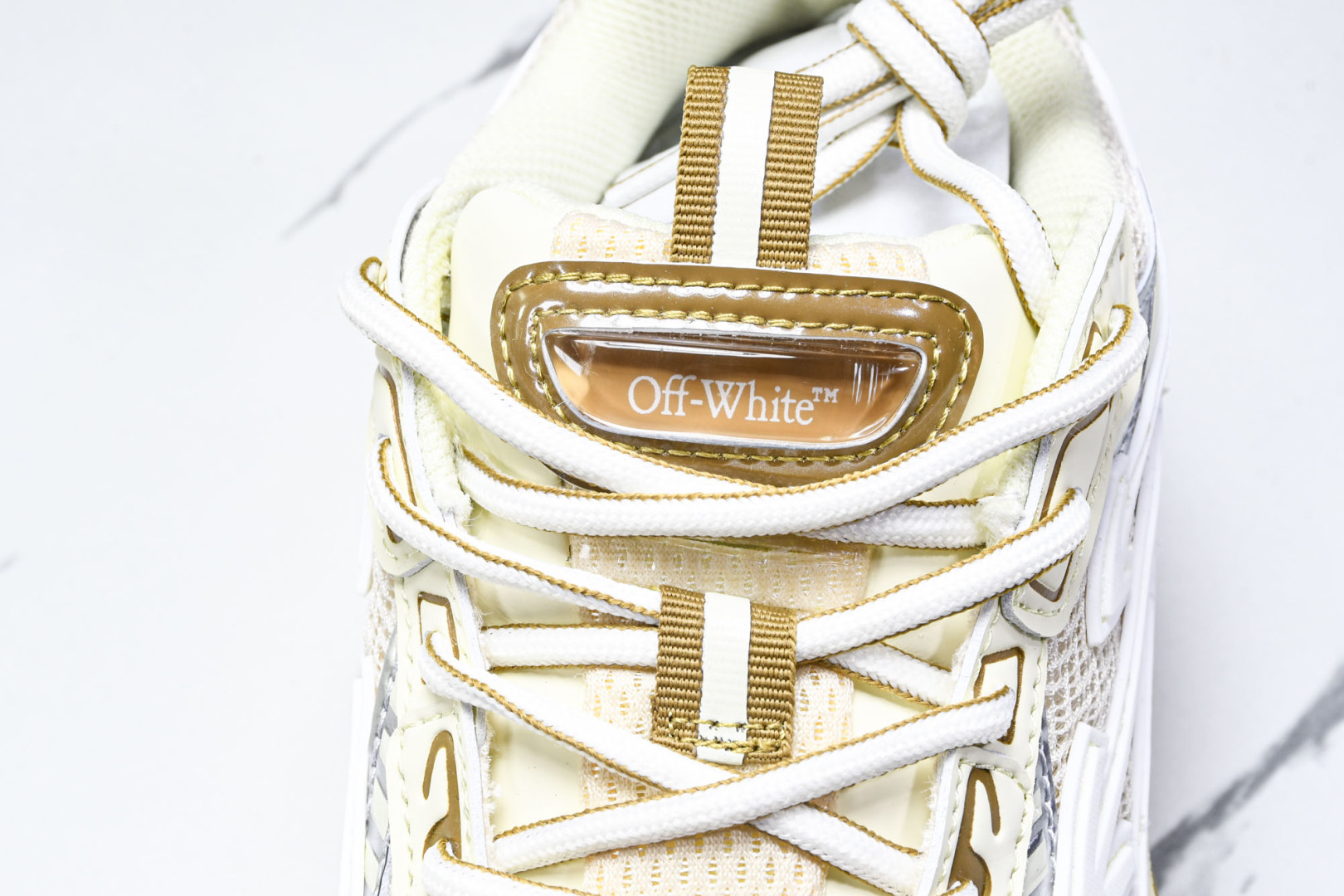  OFF WHITE 黑白三箭头登山厚底老爹鞋增高男女运动休闲鞋_2 尺寸 36 37 38 39 40