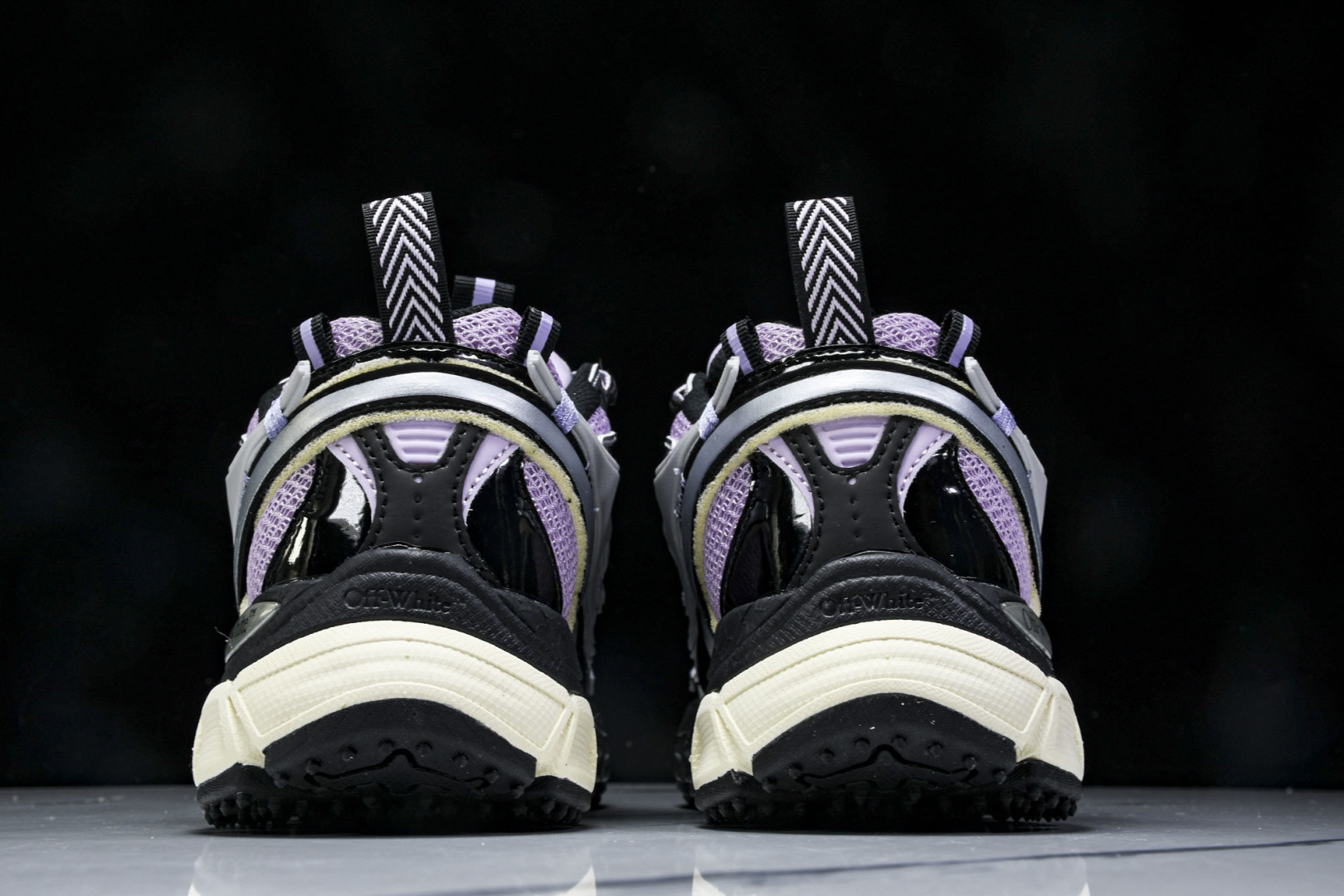  OFF WHITE 黑白三箭头登山厚底老爹鞋增高男女运动休闲鞋_3 尺寸 36 37 38 39 40