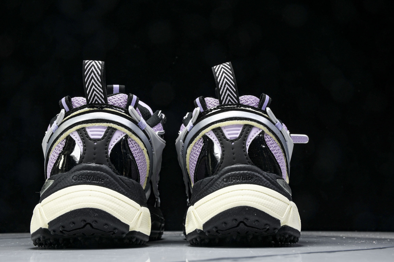  OFF WHITE 黑白三箭头登山厚底老爹鞋增高男女运动休闲鞋_10 尺寸 36 37 38 39 4