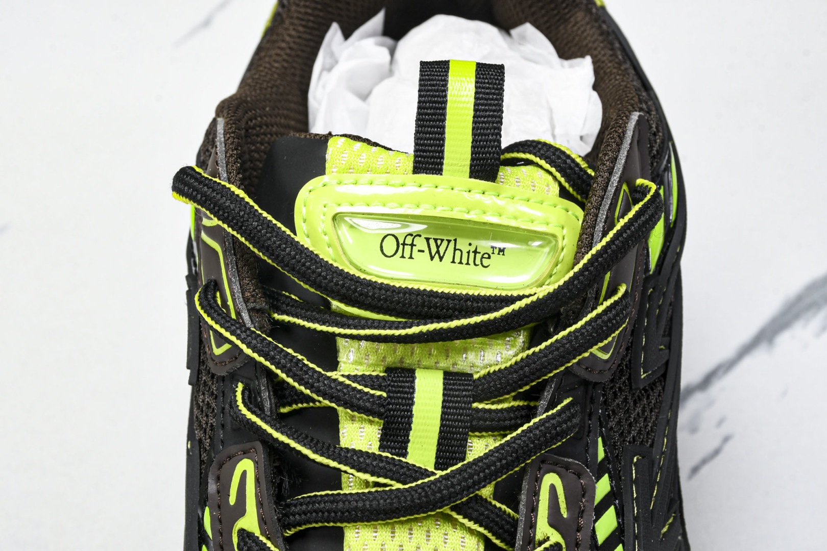  OFF WHITE 黑白三箭头登山厚底老爹鞋增高男女运动休闲鞋_11 尺寸 36 37 38 39 4