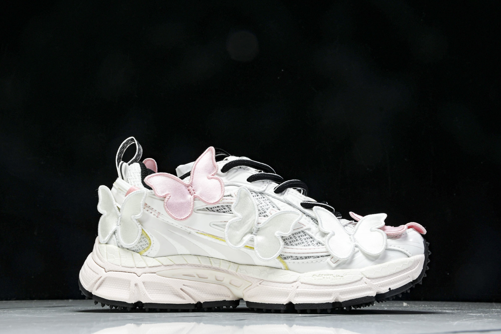  OFF WHITE 黑白三箭头登山厚底老爹鞋增高男女运动休闲鞋_12 尺寸 36 37 38 39 4