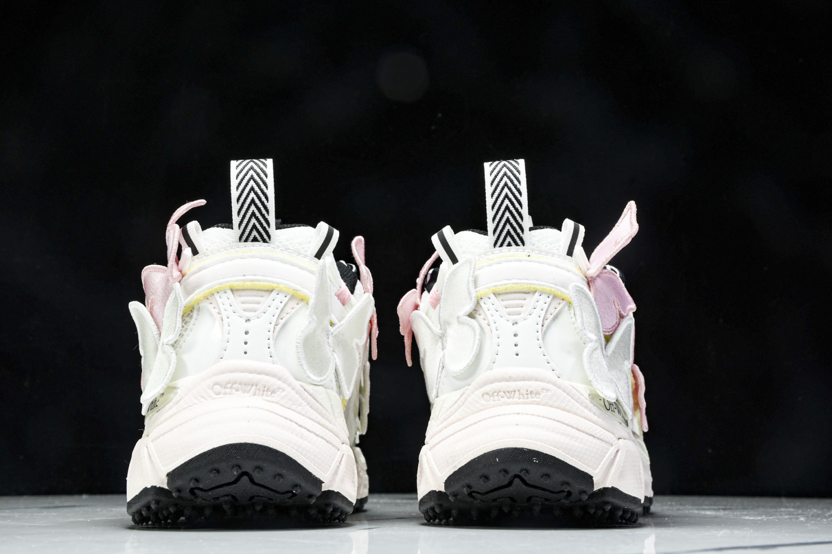  OFF WHITE 黑白三箭头登山厚底老爹鞋增高男女运动休闲鞋_12 尺寸 36 37 38 39 4