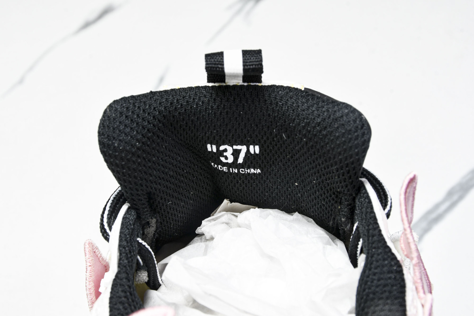  OFF WHITE 黑白三箭头登山厚底老爹鞋增高男女运动休闲鞋_12 尺寸 36 37 38 39 4