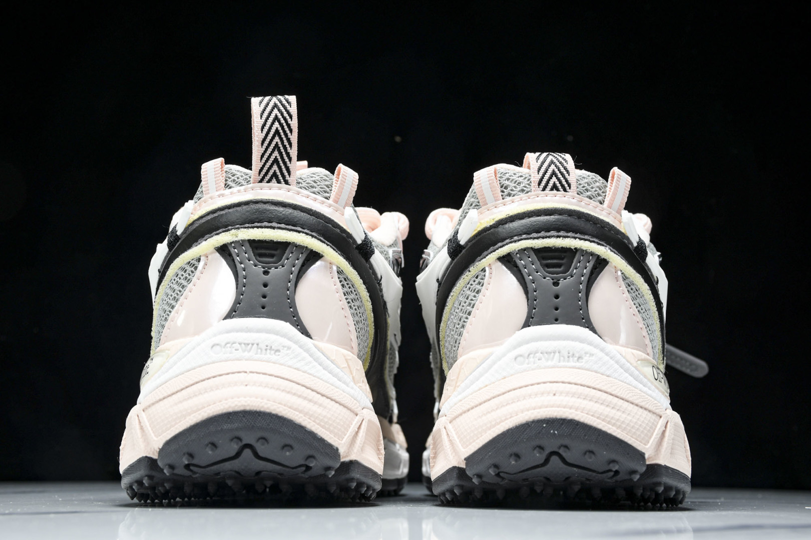  OFF WHITE 黑白三箭头登山厚底老爹鞋增高男女运动休闲鞋_14 尺寸 36 37 38 39 4