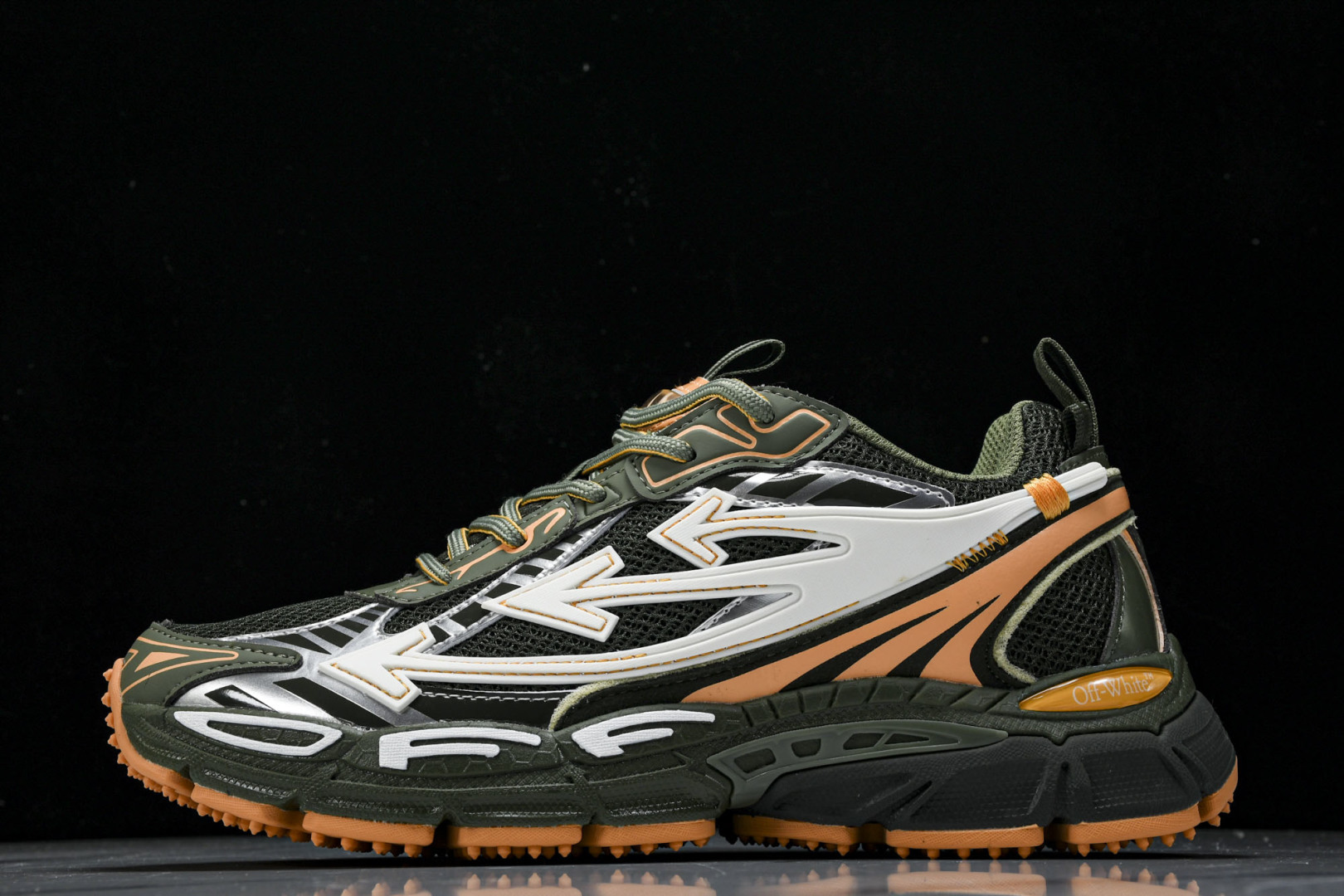  OFF WHITE 黑白三箭头登山厚底老爹鞋增高男女运动休闲鞋_16 尺寸 36 37 38 39 4