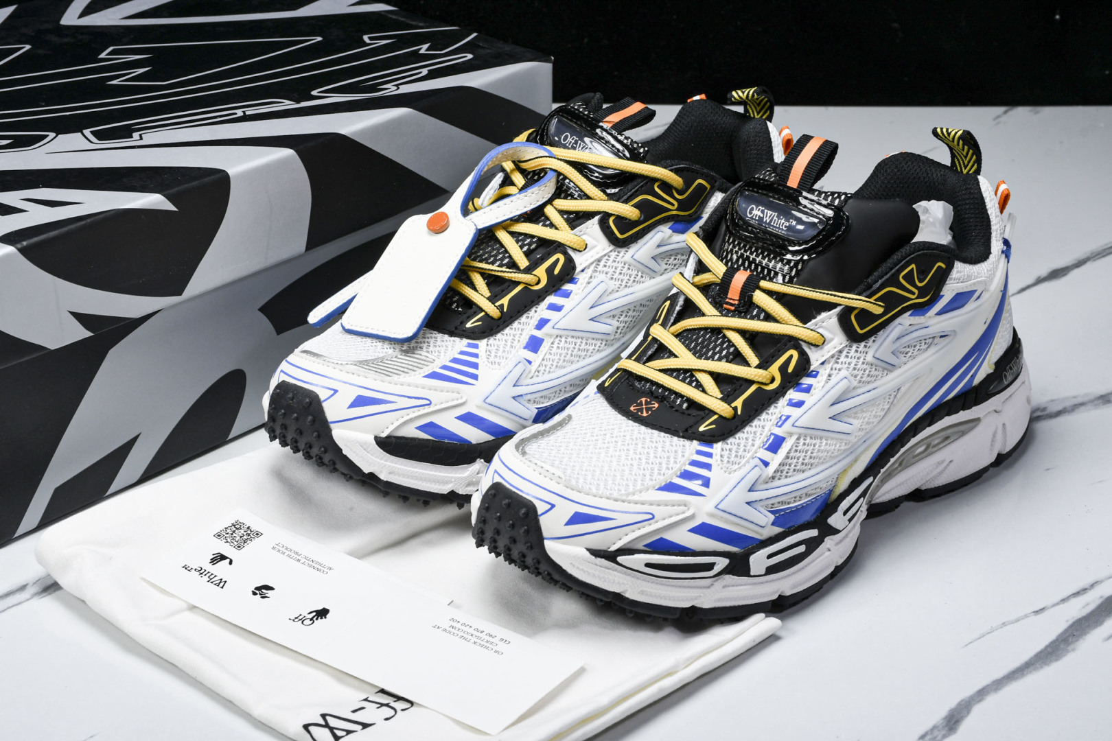  OFF WHITE 黑白三箭头登山厚底老爹鞋增高男女运动休闲鞋_20 尺寸 36 37 38 39 4
