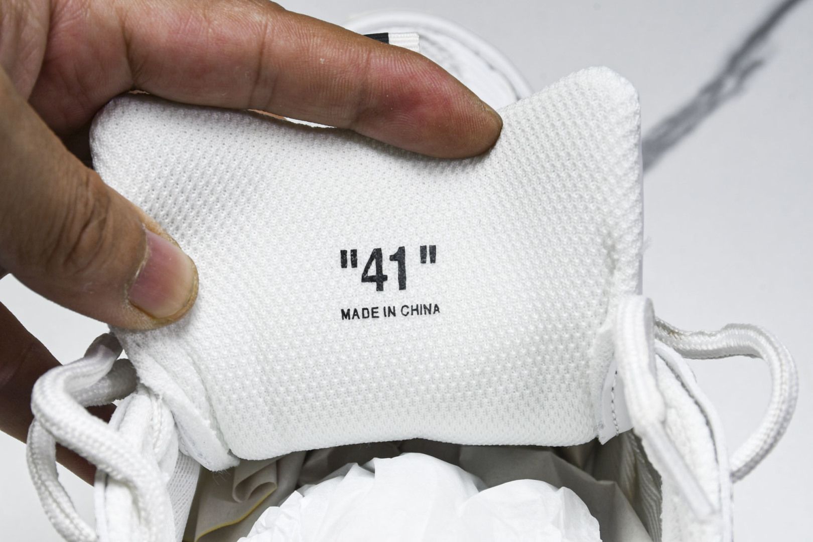  OFF WHITE 黑白三箭头登山厚底老爹鞋增高男女运动休闲鞋_23 尺寸 36 37 38 39 4