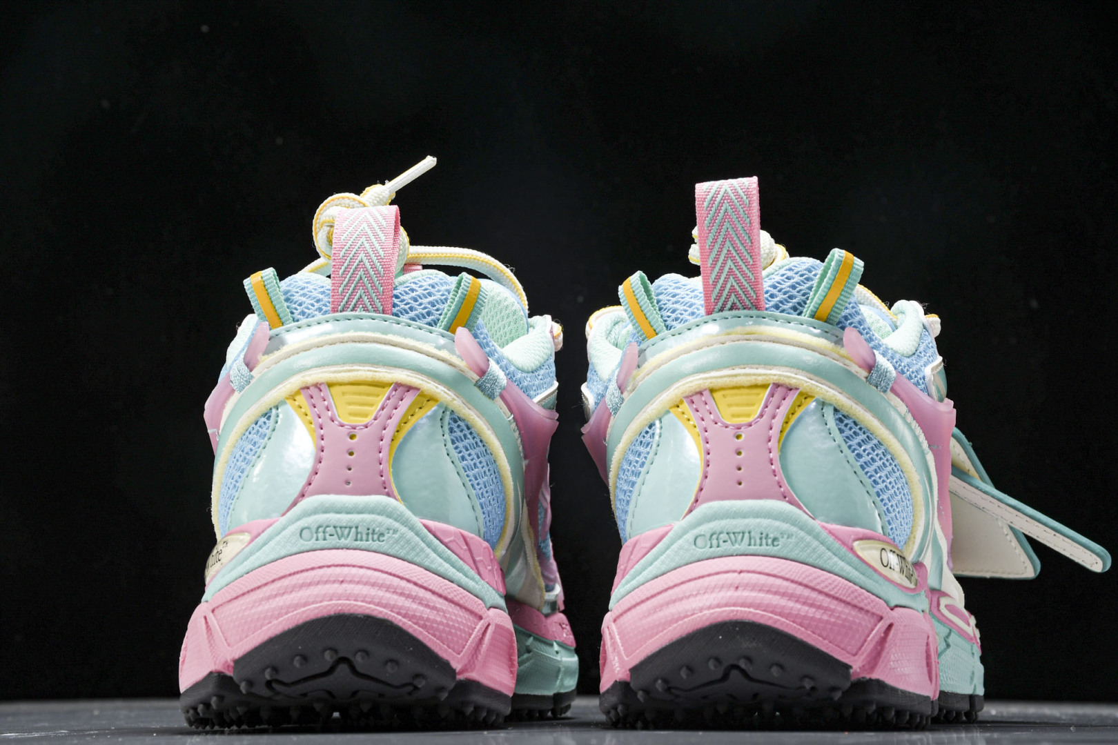  OFF WHITE 黑白三箭头登山厚底老爹鞋增高男女运动休闲鞋_24 尺寸 36 37 38 39 4