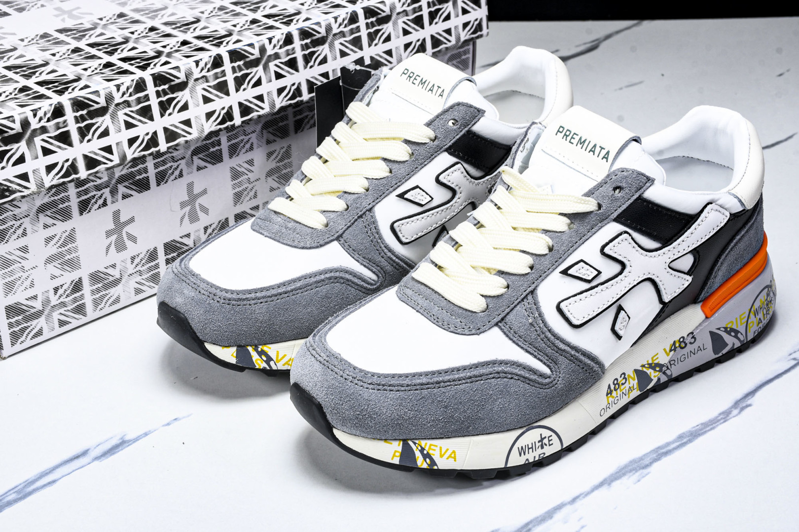  Premiata Mick 轻盈时尚潮流舒适简约低帮生活休闲鞋  尺寸 38 39 40 41 42 