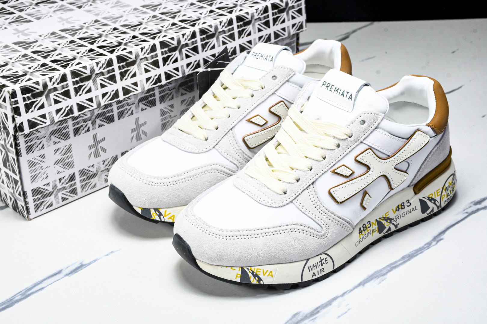  Premiata Mick 轻盈时尚潮流舒适简约低帮生活休闲鞋  尺寸 38 39 40 41 42 