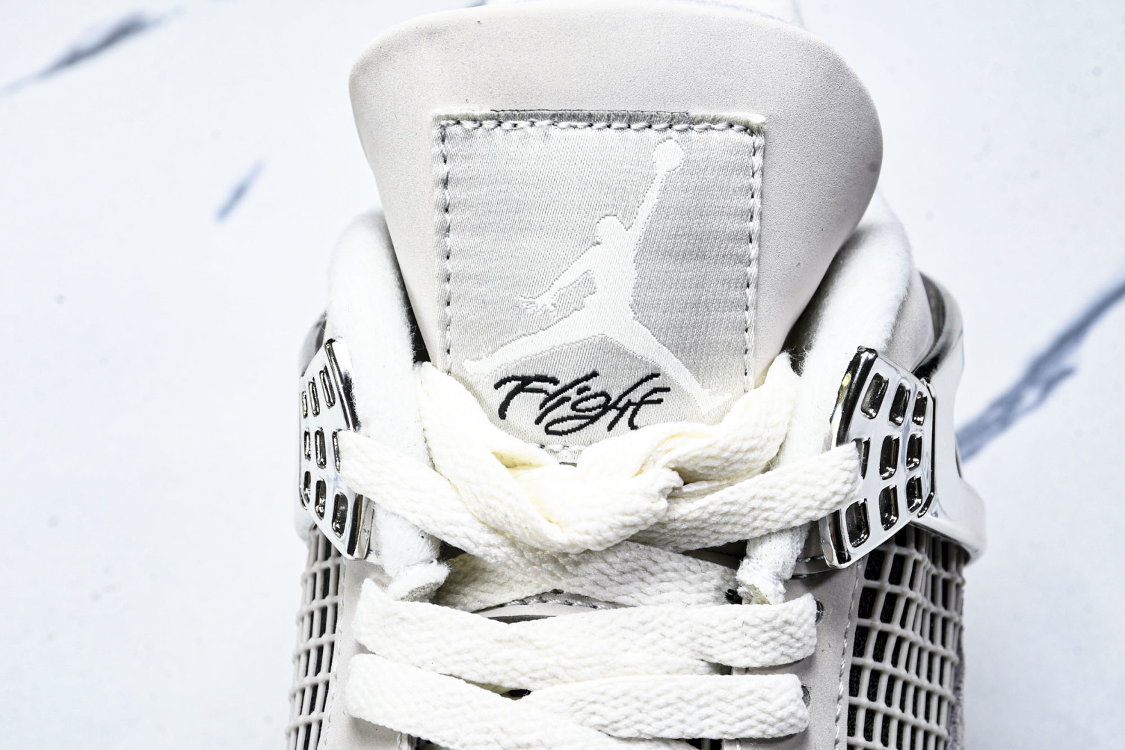  Air Jordan 4 Retro Frozen Moments AJ4 乔4电镀银 AQ9129-