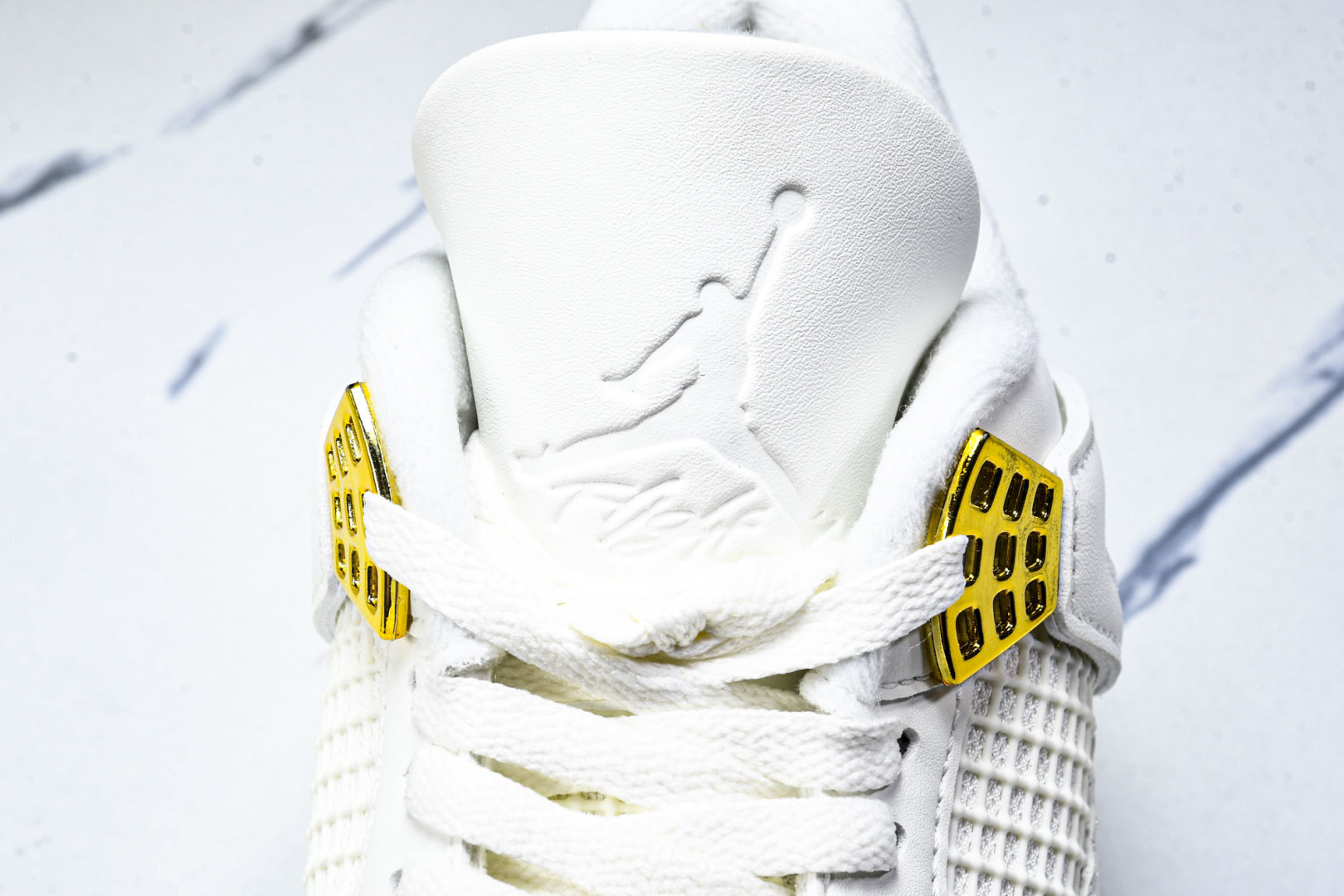  Air Jordan 4 Retro Metallic Gold AJ4 乔4米白金 AQ9129-1
