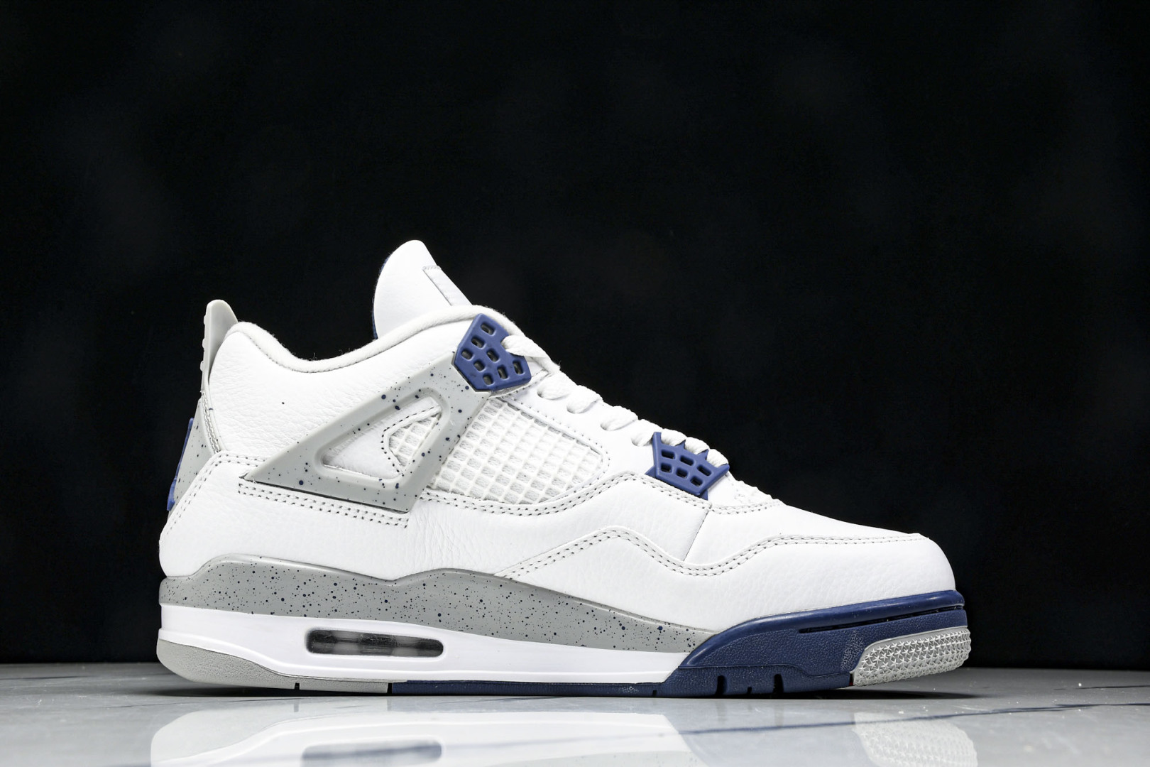  Air Jordan 4 Retro Midnight Navy AJ4 乔4 午夜蓝 男子文化篮球鞋
