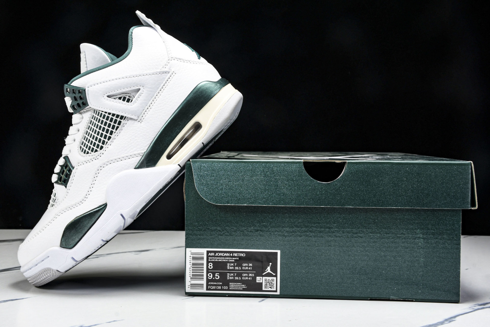  Air Jordan 4 Retro Oxidized Gree AJ4 乔4白绿 FQ8138-10