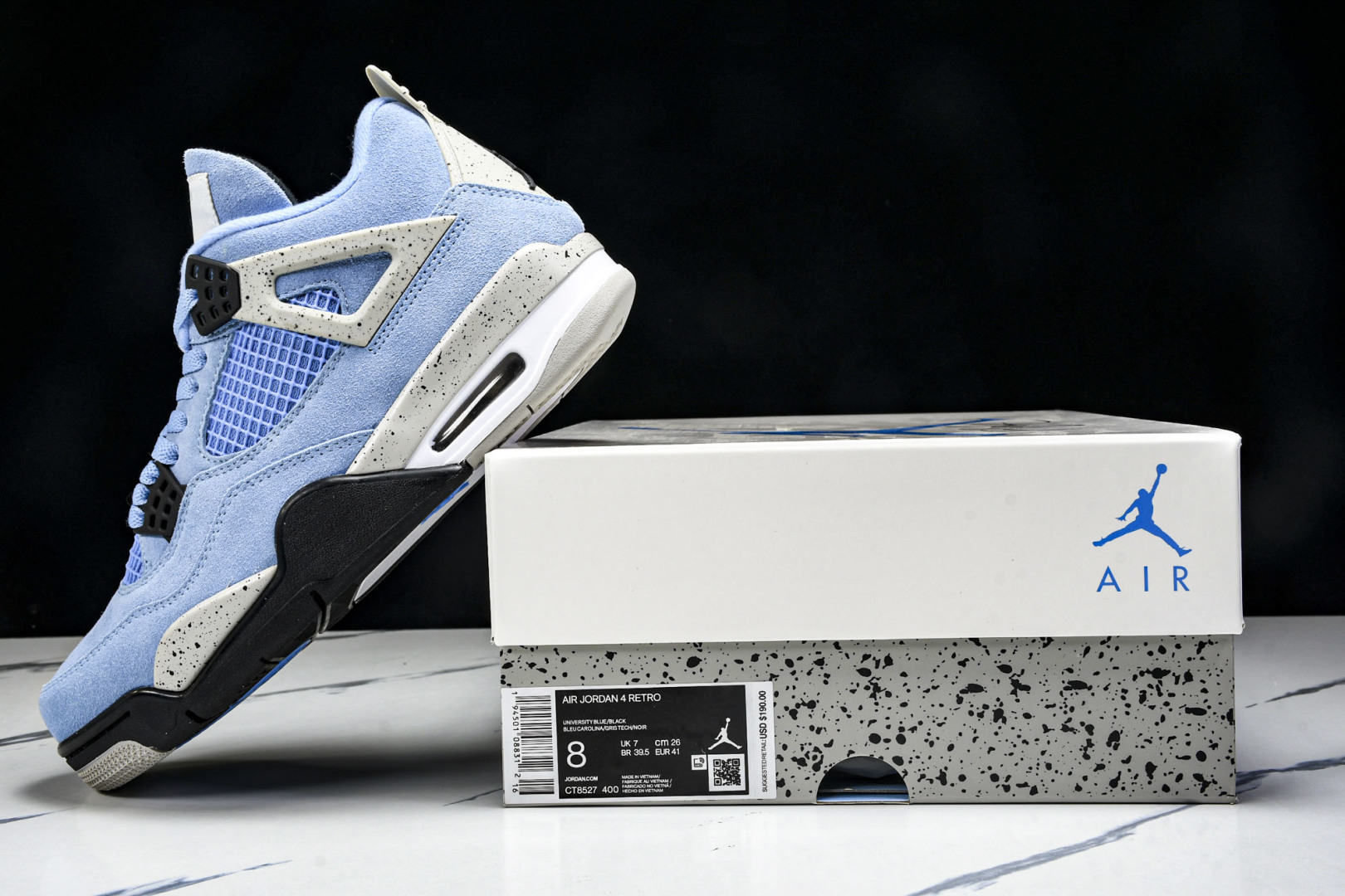  Air Jordan 4 Retro University Blue AJ4 乔4大学蓝 CT8527