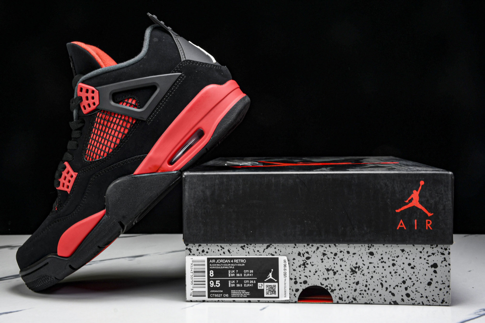  Air Jordan 4 Retro University Blue AJ4 乔4新黑红 复古休闲运动
