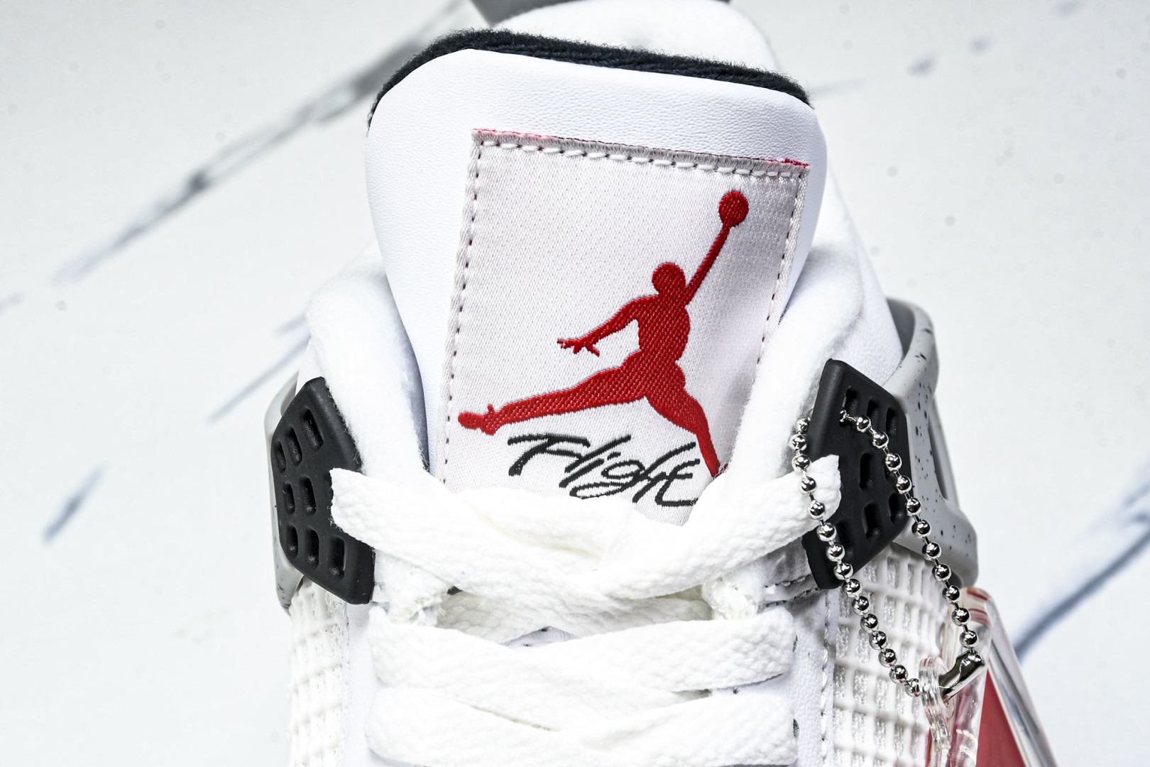  Air Jordan 4 Retro White Cement AJ4 乔4白水泥 白灰 -192 尺