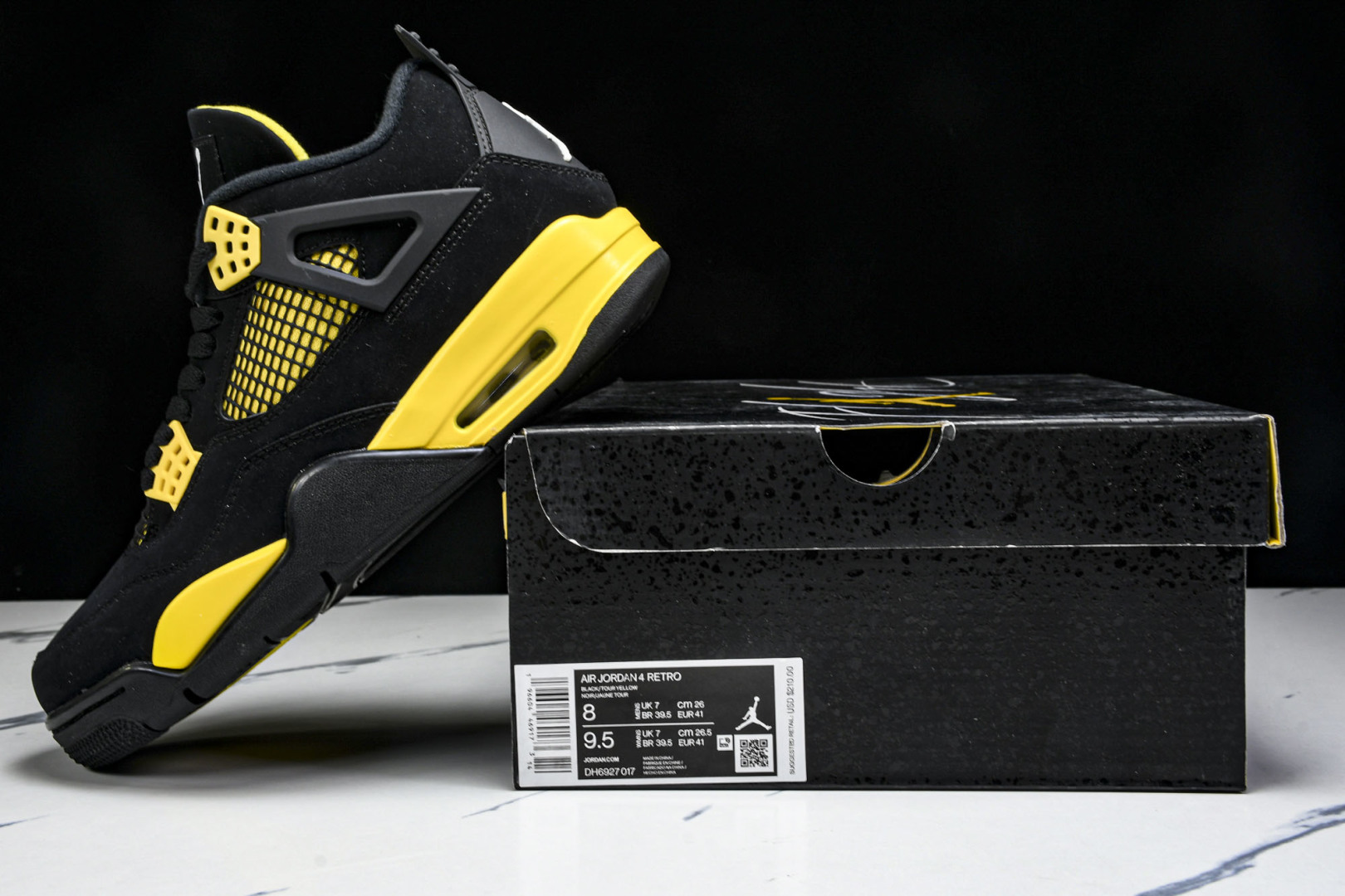  Air Jordan 4 Thunder AJ4 乔4雷公 复刻篮球鞋 DH6927-017 尺寸 4