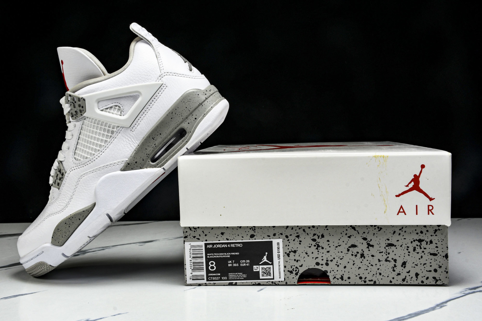  Air Jordan 4“White Oreo”AJ4 乔4白奥利奥 CT8527-100 尺寸 40