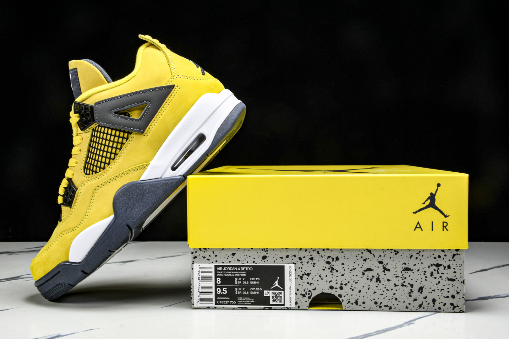  Air Jordan 4 Retro Lightning AJ4 乔4复刻白黄电母 CT8527-70