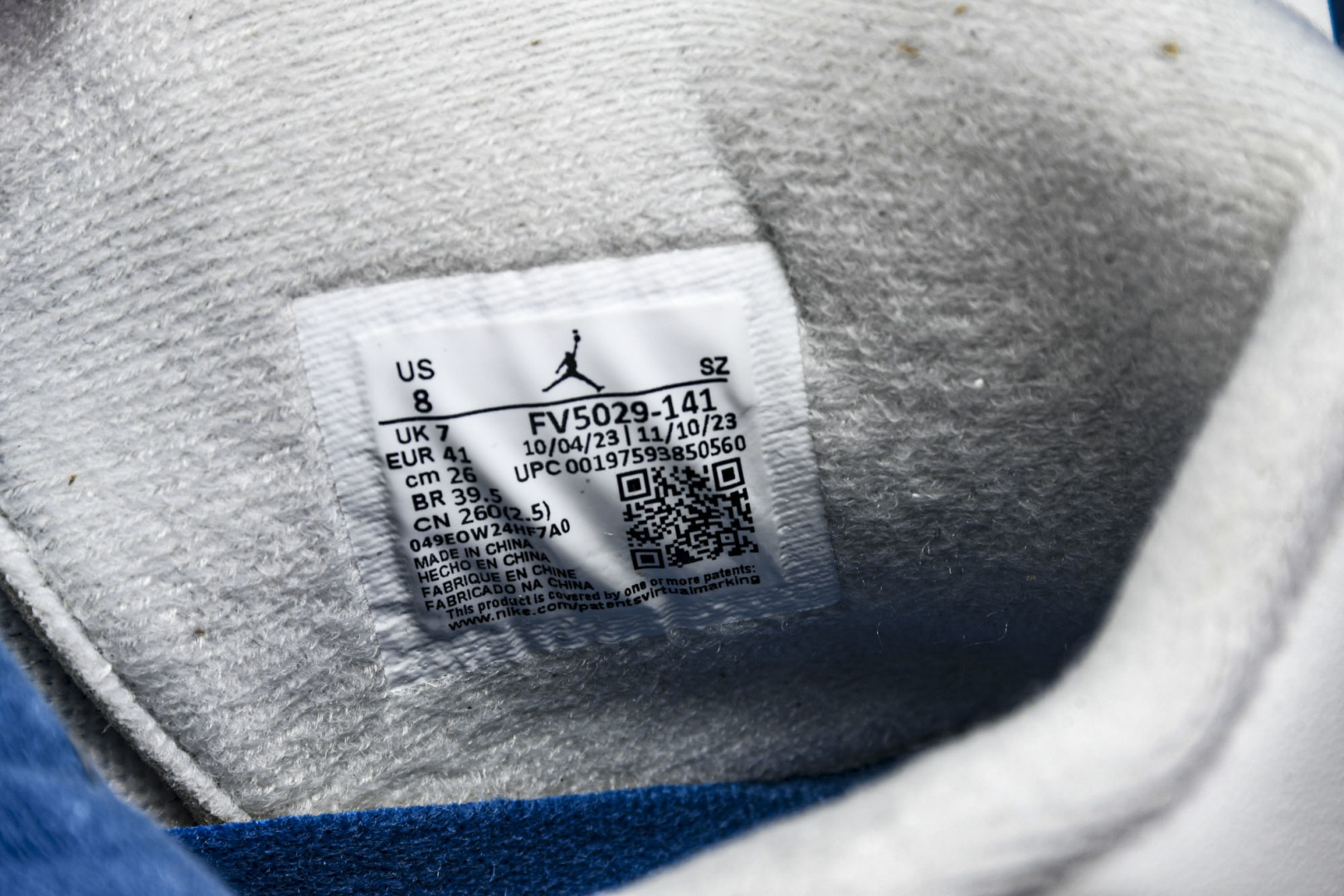  Air Jordan 4 Retro Military Blue AJ4 乔4白蓝灰 FV5029-1