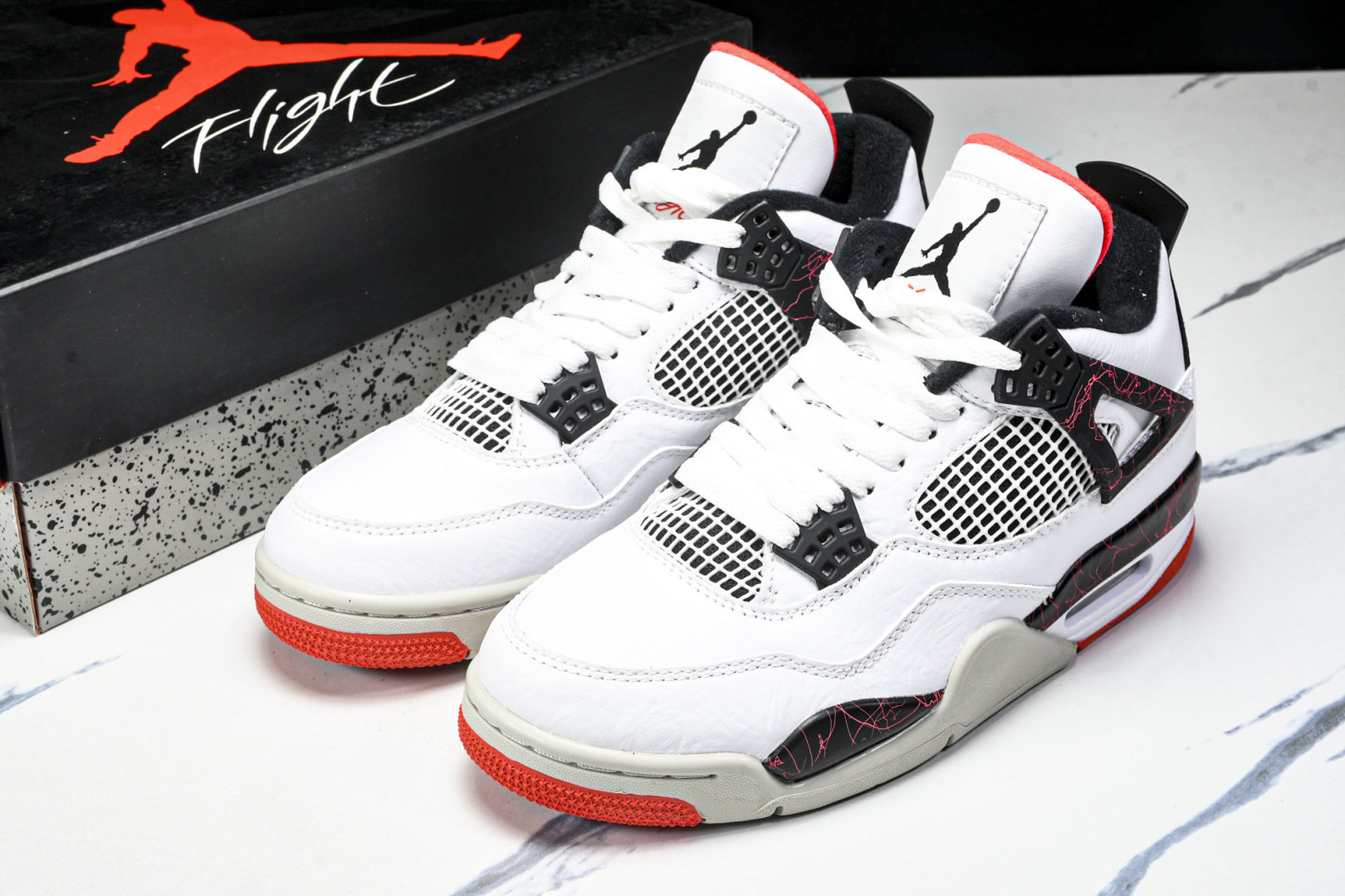  Air Jordan IV Hot Lava AJ4 乔4热熔岩 大理石花纹 -116 尺寸 40 4