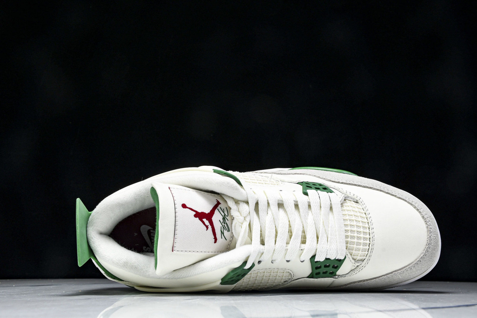  Nk SB x Air Jordan 4 Pine Green AJ4 乔4联名白绿 DR5415-1