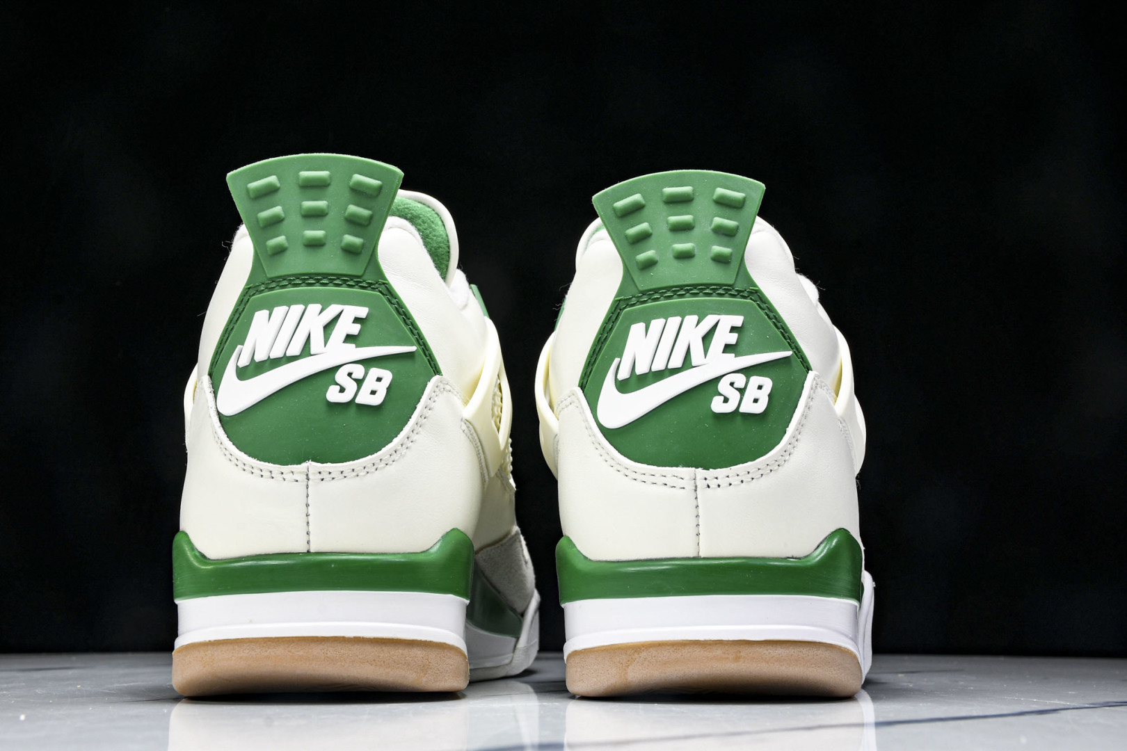  Nk SB x Air Jordan 4 Pine Green AJ4 乔4联名白绿 DR5415-1
