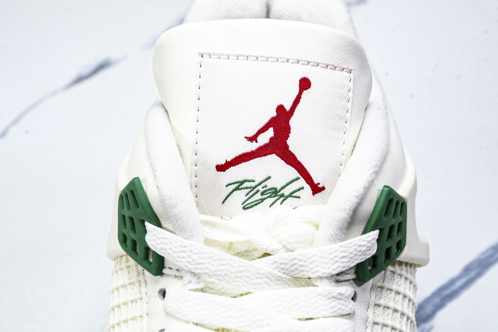  Nk SB x Air Jordan 4 Pine Green AJ4 乔4联名白绿 DR5415-1