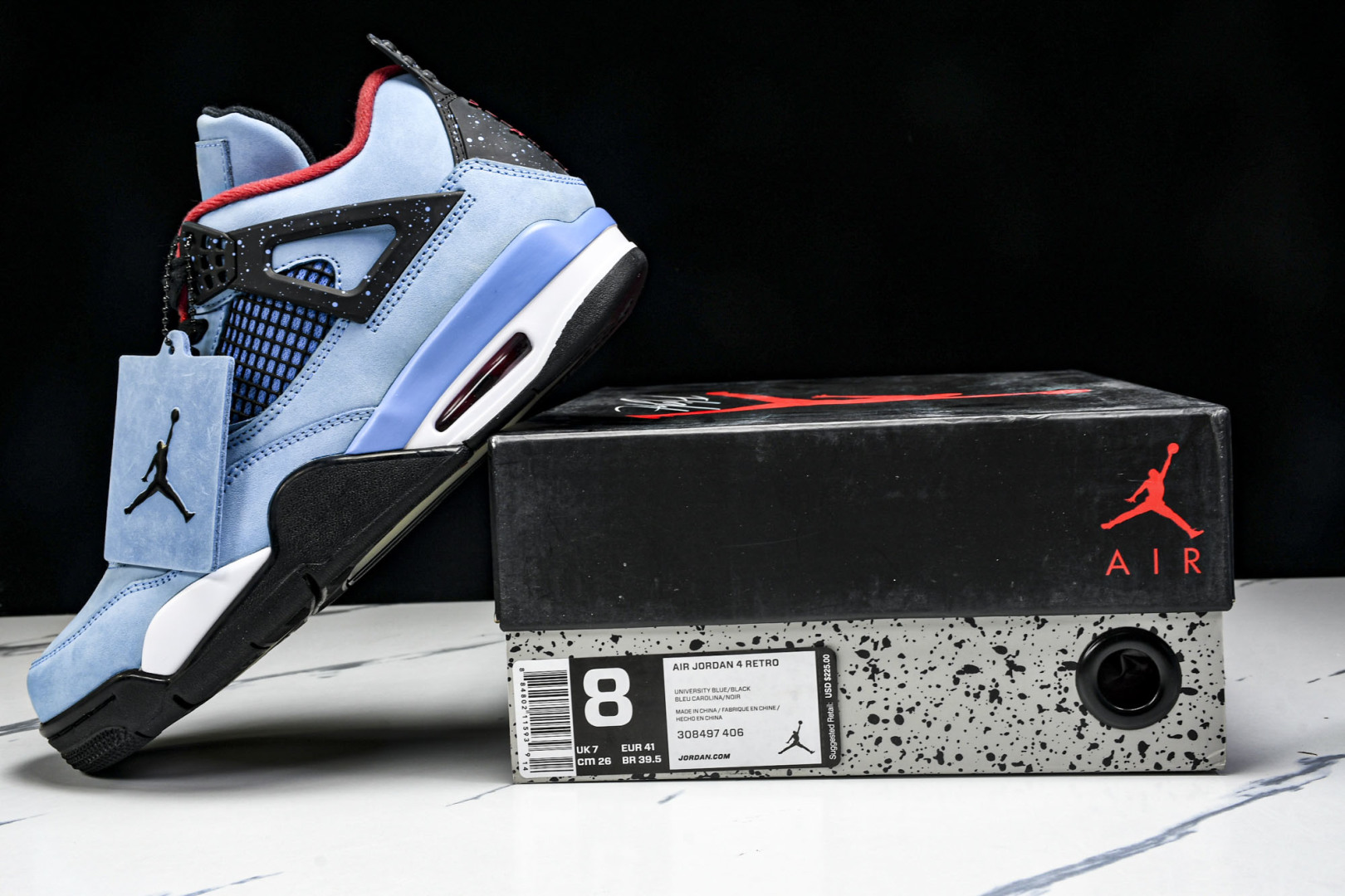  Travis Scott Cactus Jack x Air Jordan 4 Retro 乔4 AJ