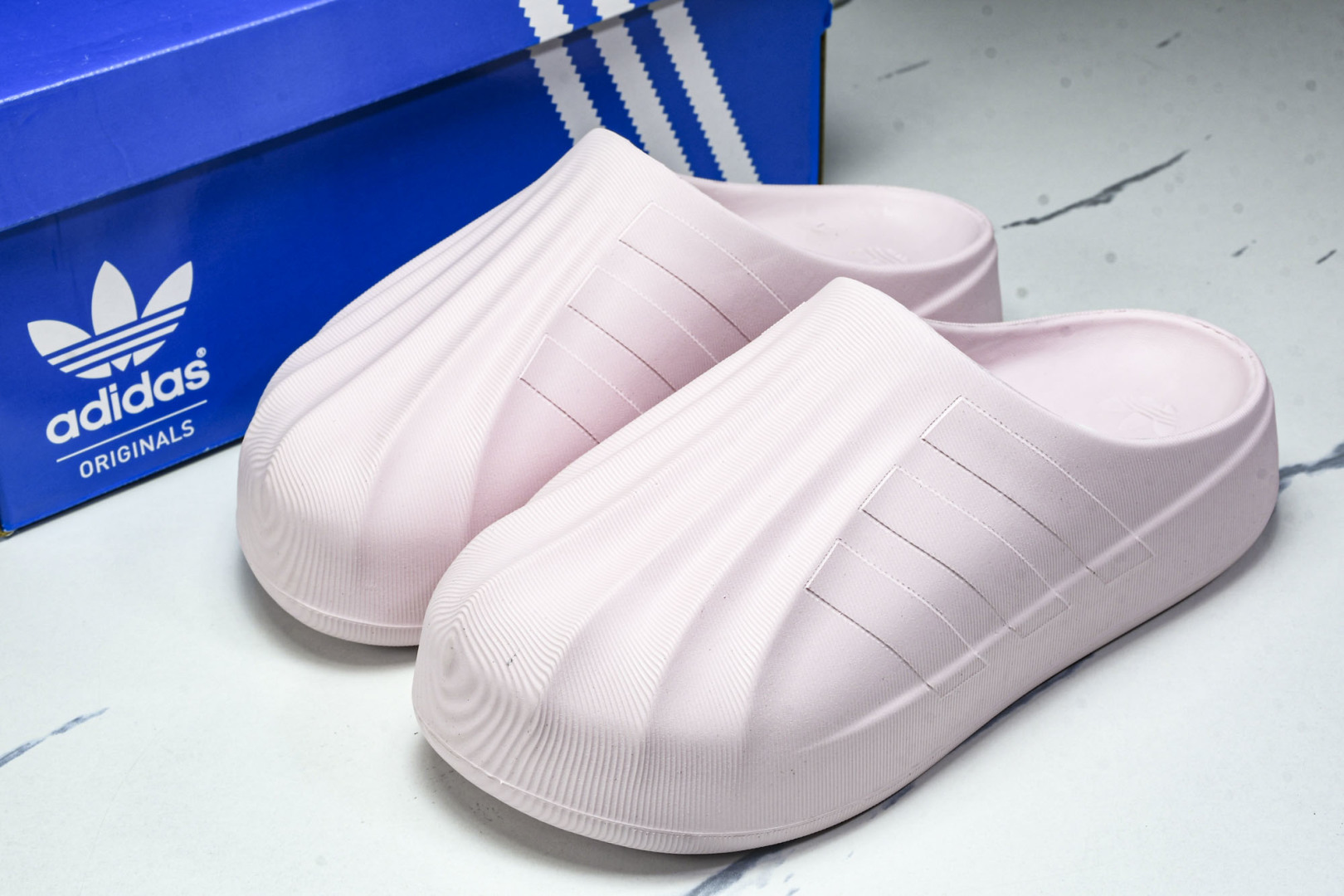  Adidas Originals AdiFOM Superstar Mule  阿迪今夏爆款包头鸭鸭拖